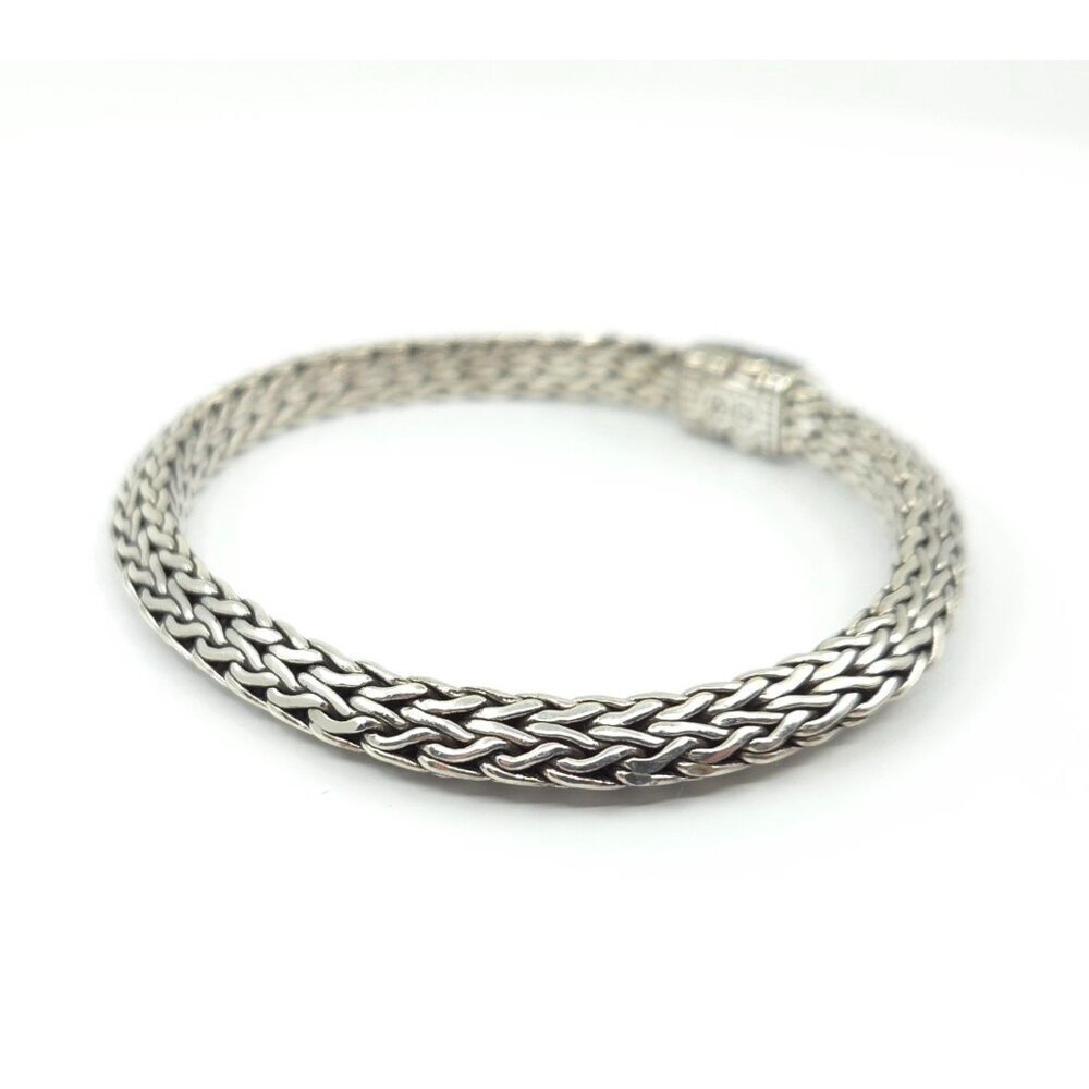 John Hardy Classic Chain Tiga Sapphire Chain Bracelet 6mm 7.25" - Picture 9 of 16